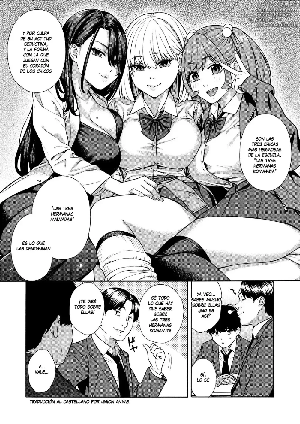Page 10 of manga Haciendo un Harem con las Tres Putihermanas Gal - Capítulos 1-2