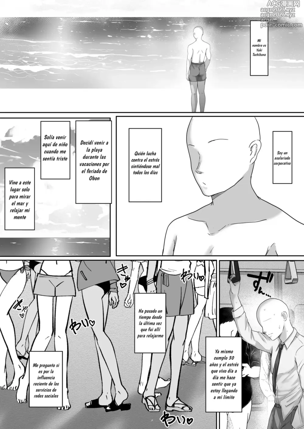 Page 2 of doujinshi Esta chica de piel bronceada es mi sanacion y gane una novia tetona en la playa de verano