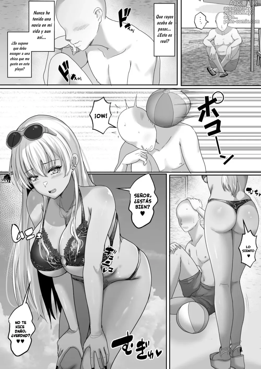 Page 5 of doujinshi Esta chica de piel bronceada es mi sanacion y gane una novia tetona en la playa de verano