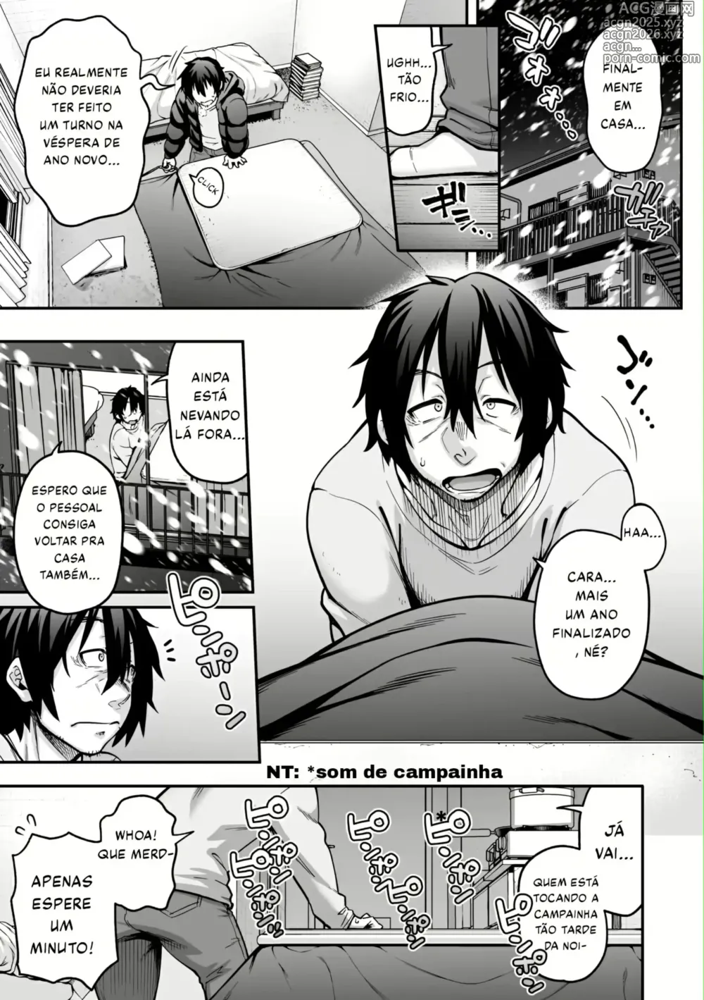 Page 1 of manga A Réptil em uma Noite de Neve
