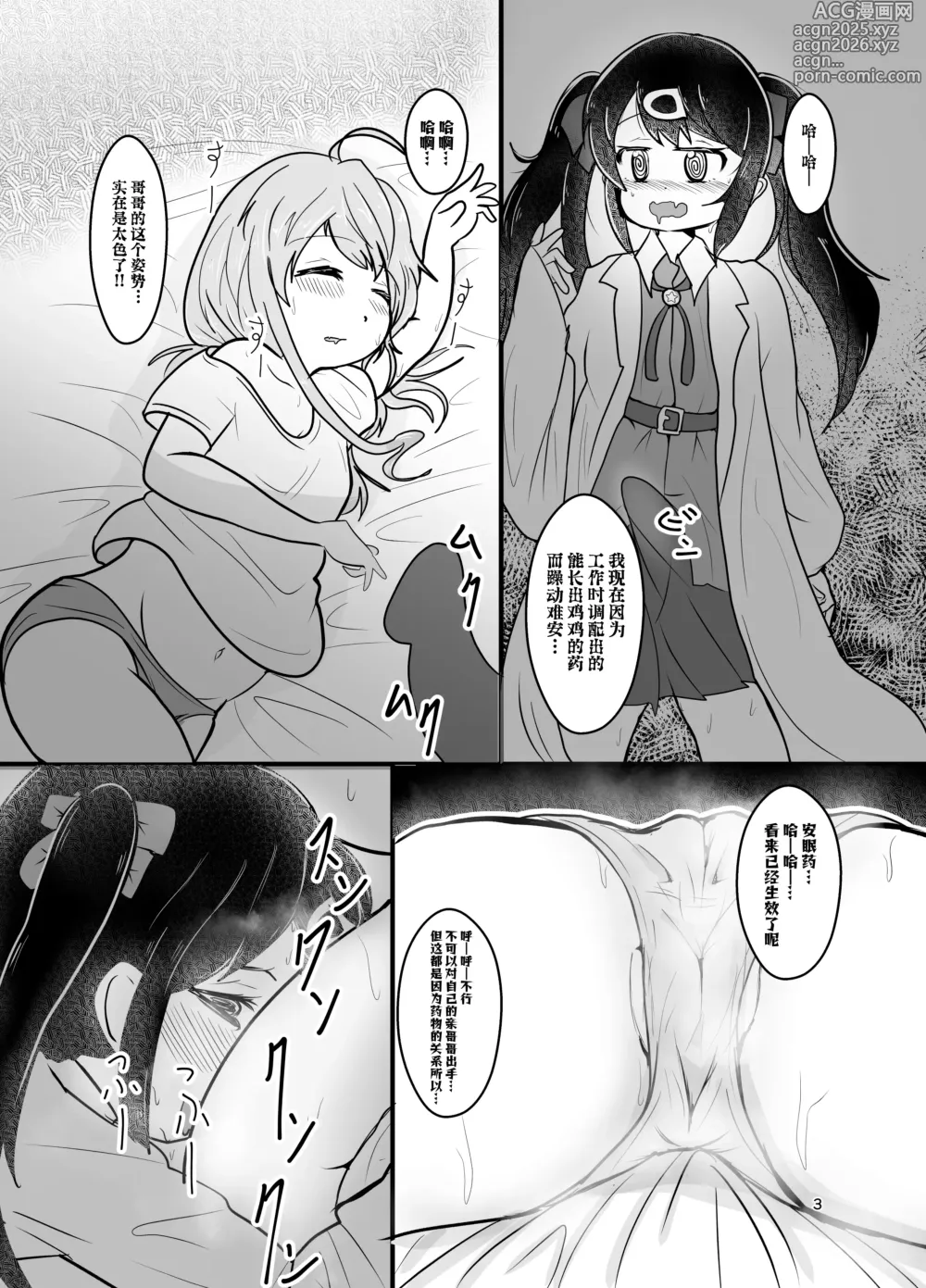 Page 3 of doujinshi Onii-chan wa Ochimai! w