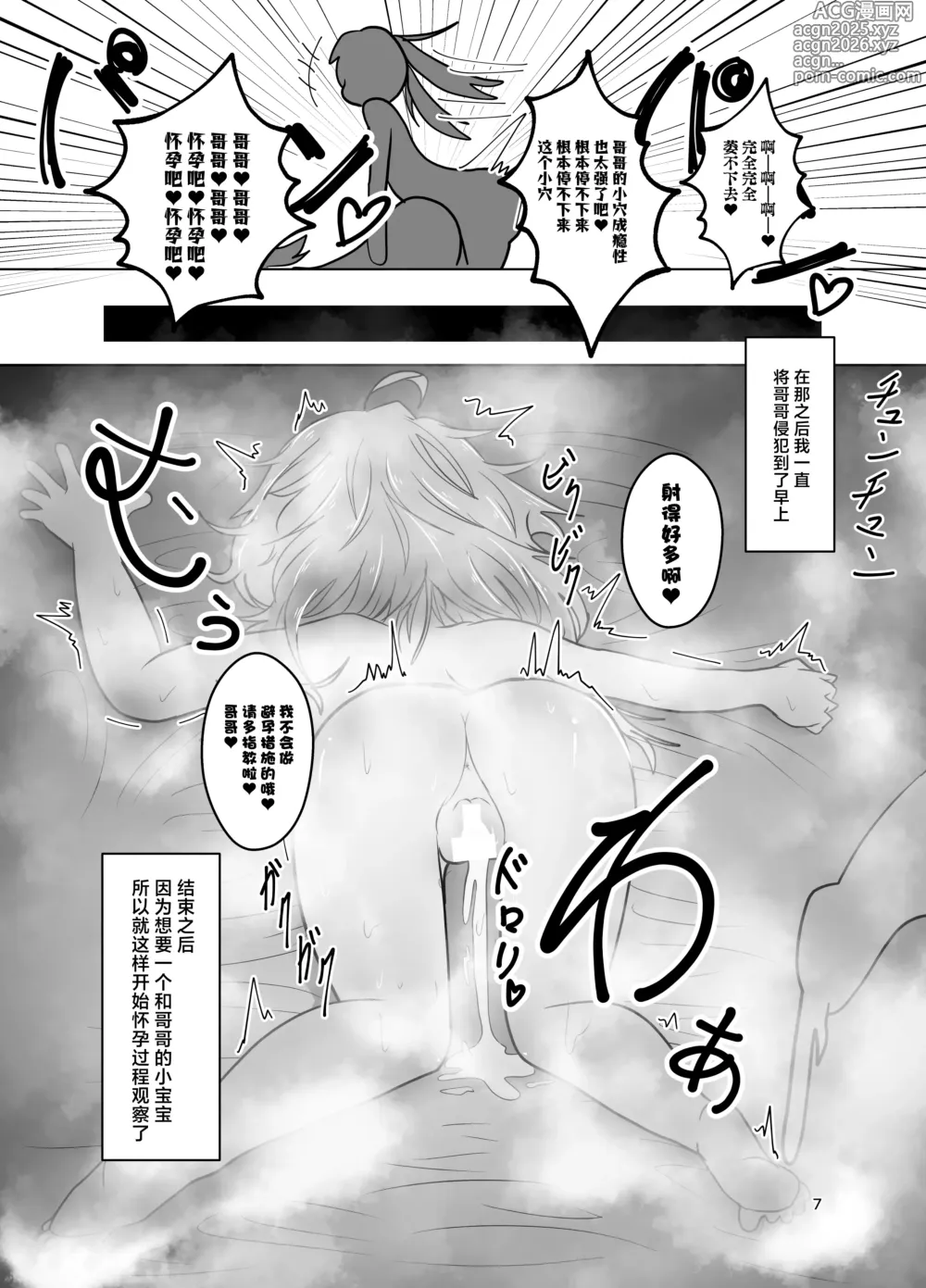 Page 7 of doujinshi Onii-chan wa Ochimai! w
