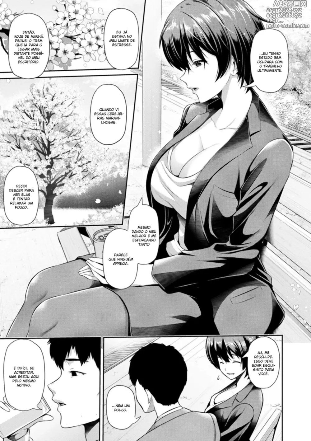 Page 3 of manga Uma flor de cerejeira em uma noite de inverno