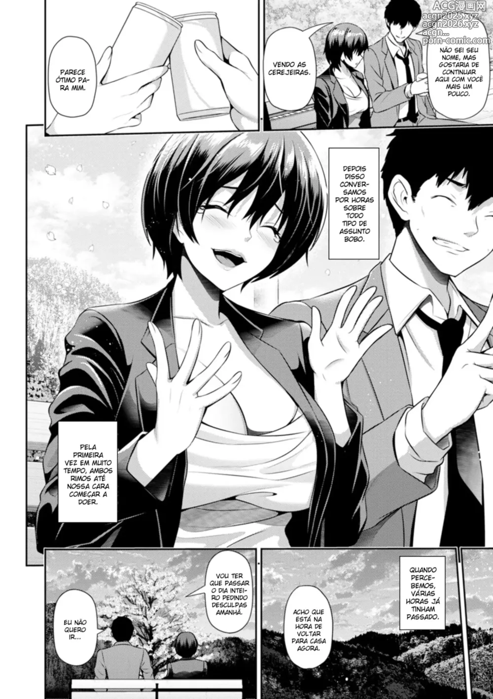 Page 4 of manga Uma flor de cerejeira em uma noite de inverno