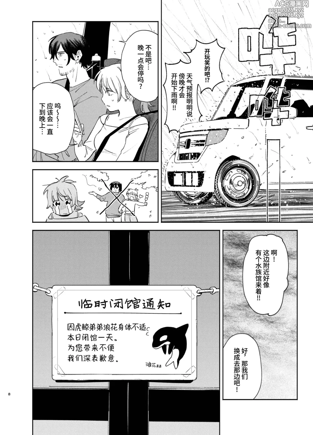 Page 8 of doujinshi 胡狼与博美的车震漫画
