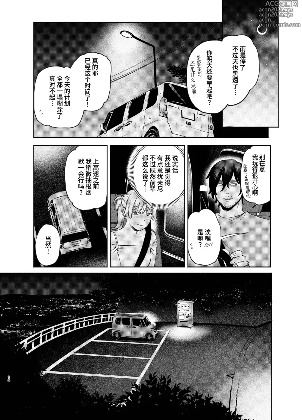 Page 10 of doujinshi 胡狼与博美的车震漫画