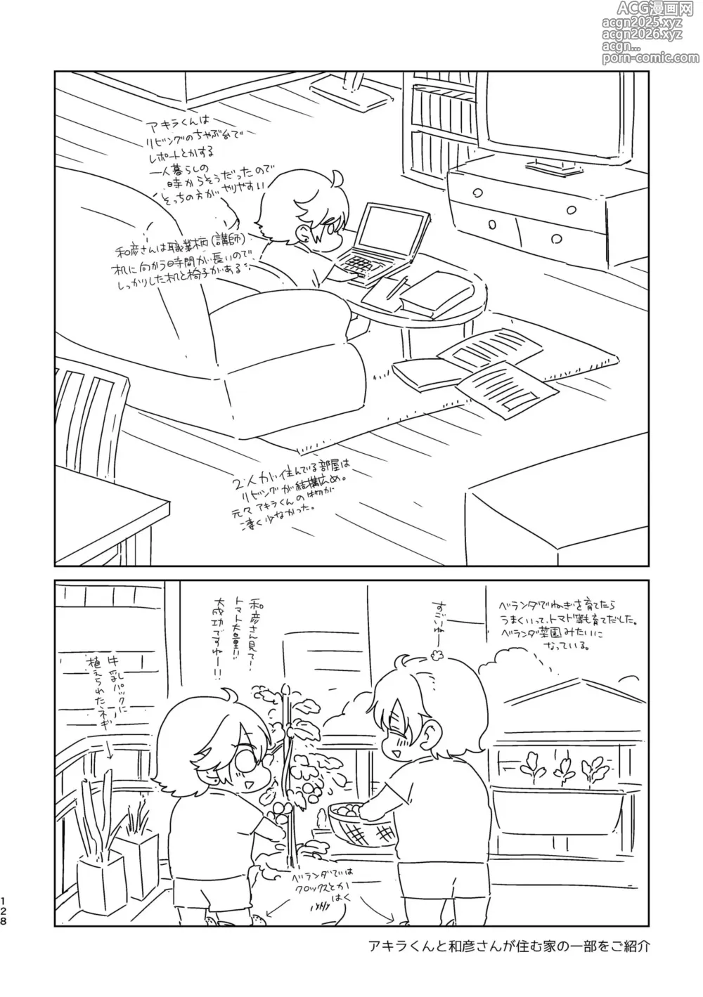Page 128 of doujinshi Junjou Immoral ~Nonke datta Boku ni Kareshi ga Dekite 4P Suru Koto ni Natta Ken~
