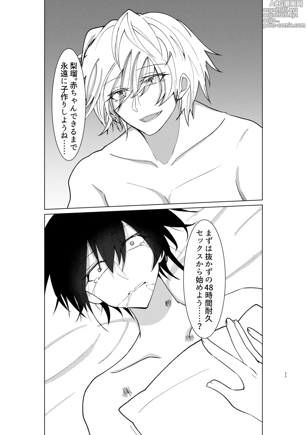 Page 24 of doujinshi 勘違い変態サイコ野郎といつの間にか付き合っていることにされていた俺がお嫁さん宣言させられる話