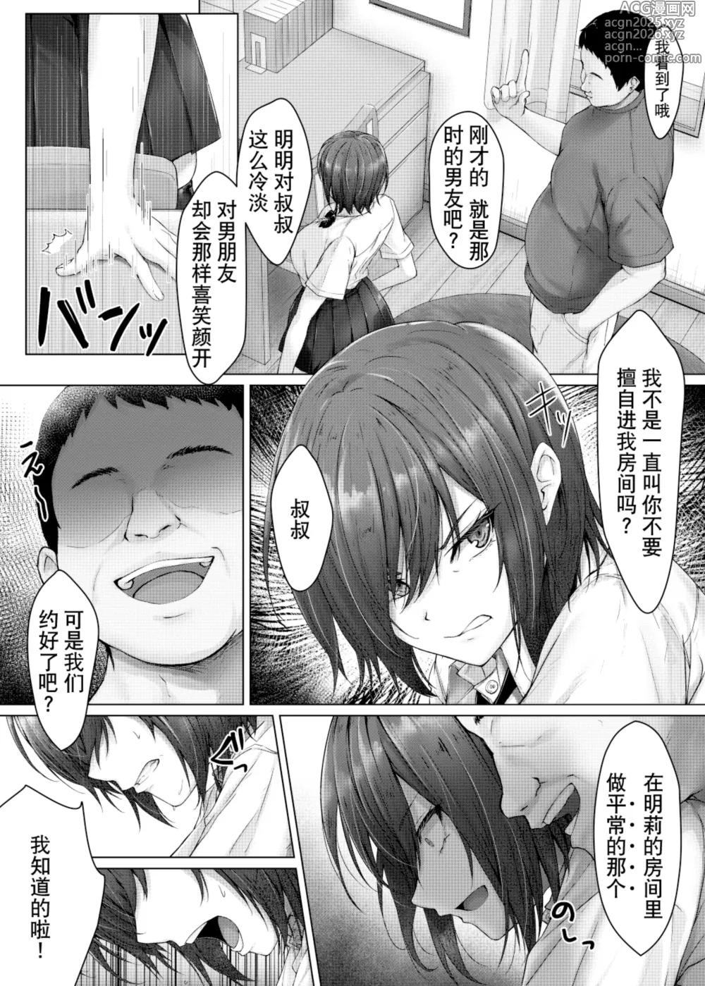 Page 4 of doujinshi 男朋友不行的巨乳侄女、被最讨厌的叔叔的性开发按摩给俘虏了