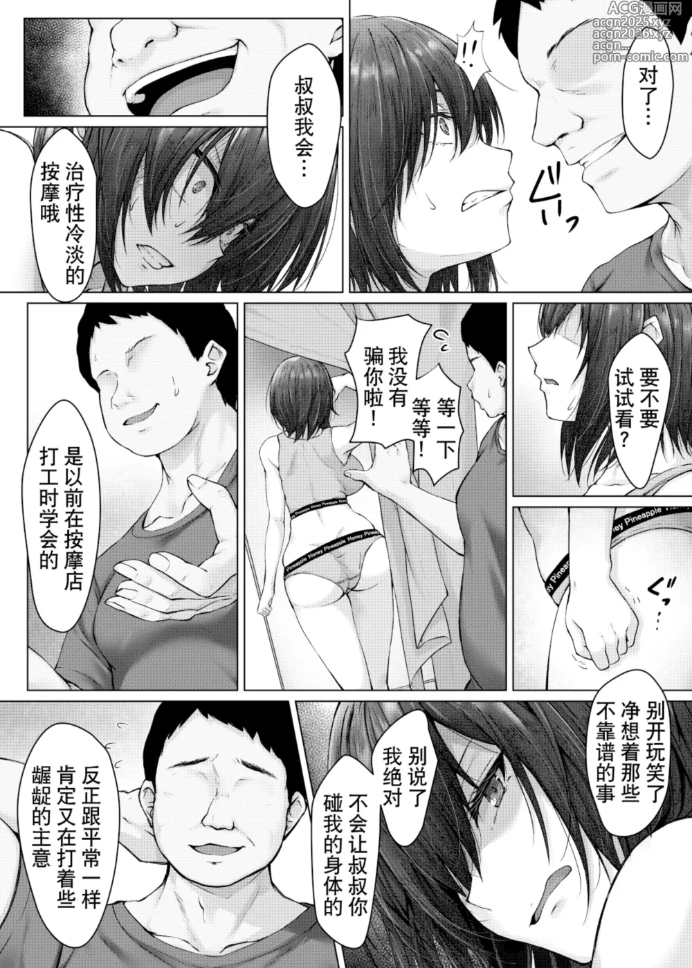 Page 10 of doujinshi 男朋友不行的巨乳侄女、被最讨厌的叔叔的性开发按摩给俘虏了