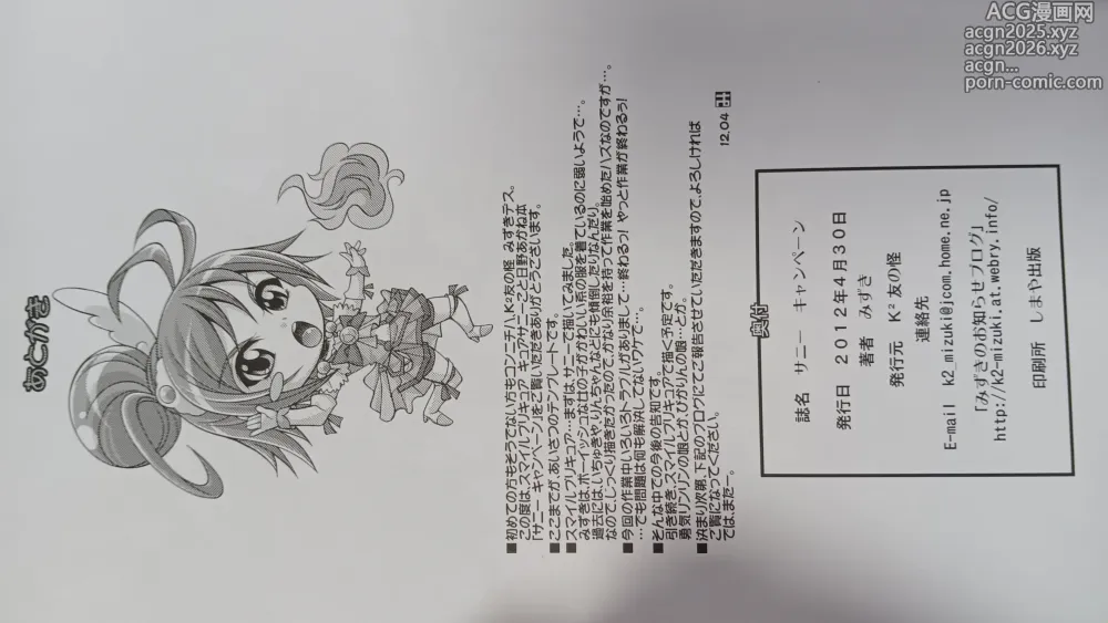 Page 21 of doujinshi SUNNY CAMPAIGN