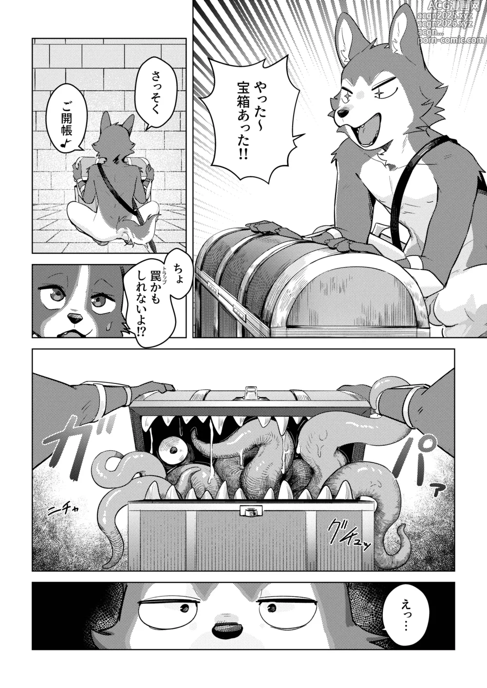 Page 10 of doujinshi Futari De Ero Torappu Danjon Niitta Hanashi