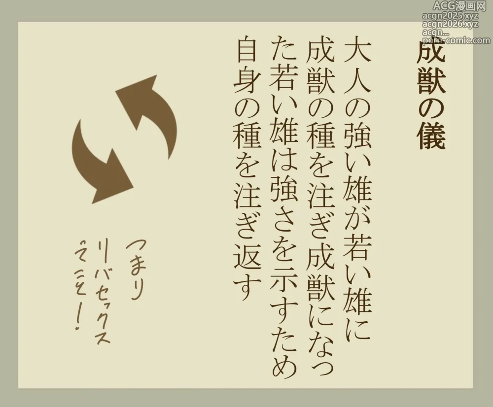 Page 1 of doujinshi 成獣の儀
