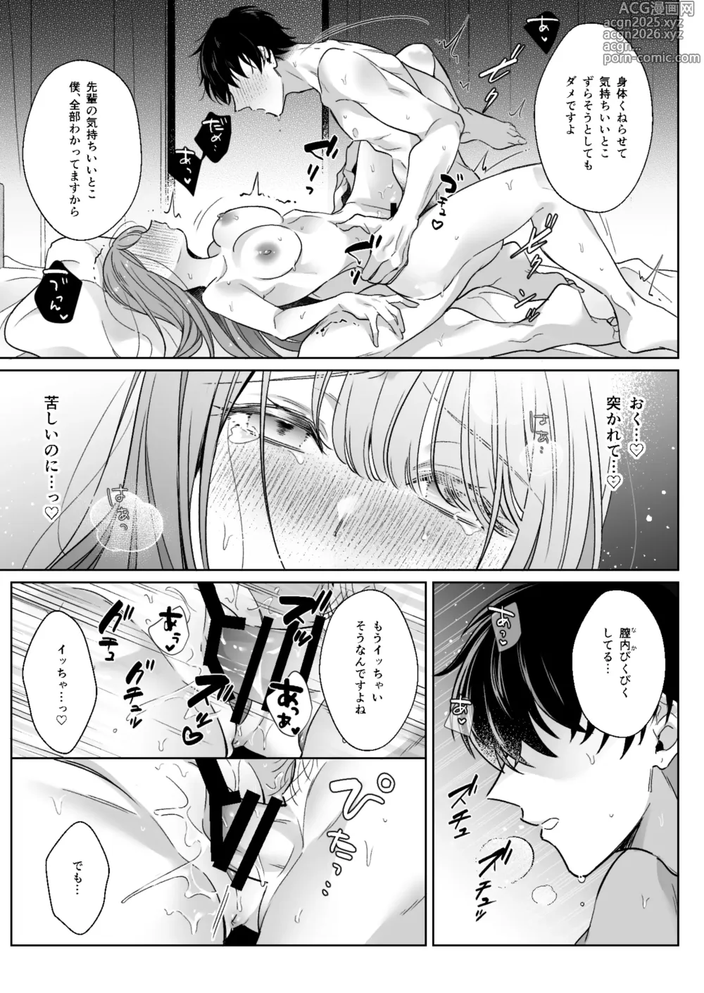 Page 16 of doujinshi A dog-like sadistic junior makes me love him in bed