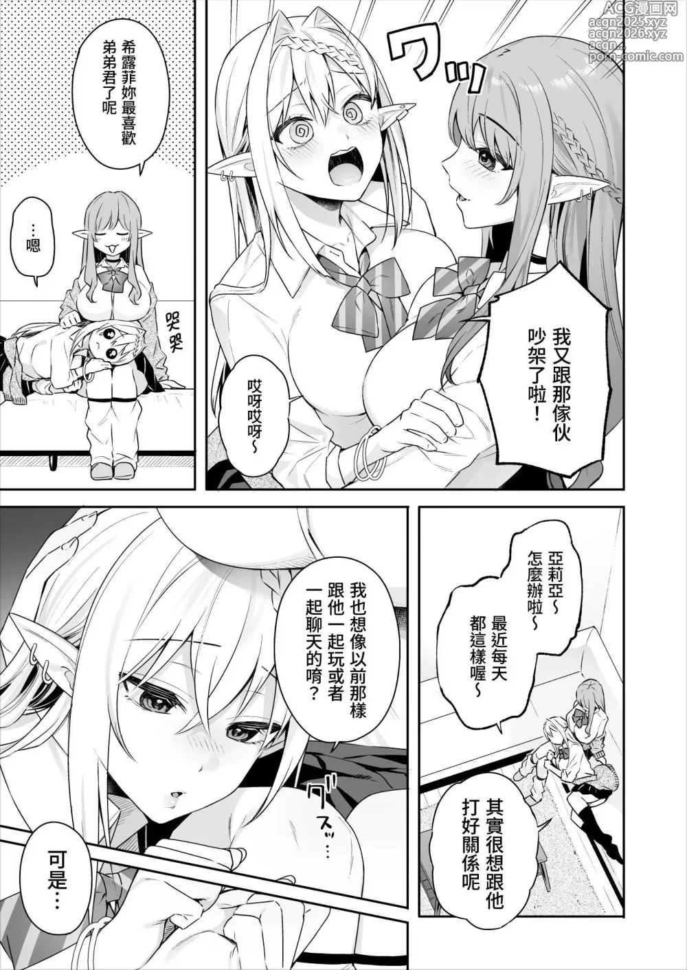 Page 13 of doujinshi 肉食系ヴィーガンギャルエルフは弟ちんぽに夢中
