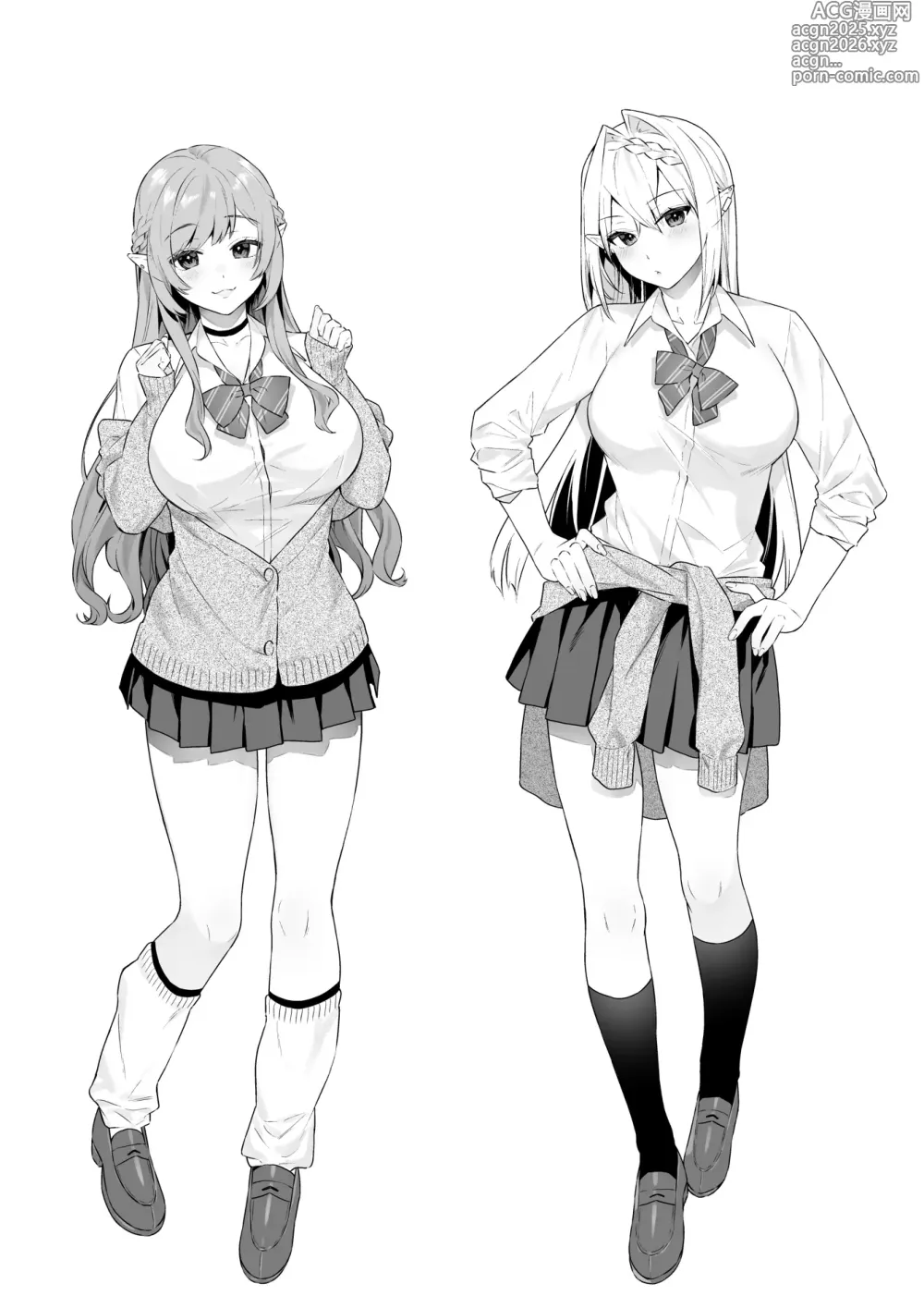 Page 4 of doujinshi 肉食系ヴィーガンギャルエルフは弟ちんぽに夢中