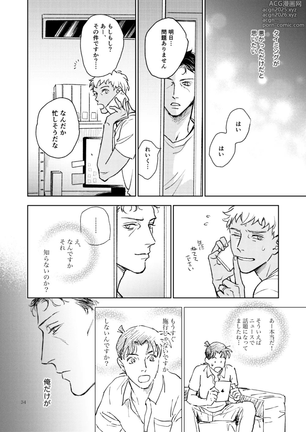 Page 33 of doujinshi 世界一かっこわるいふたり