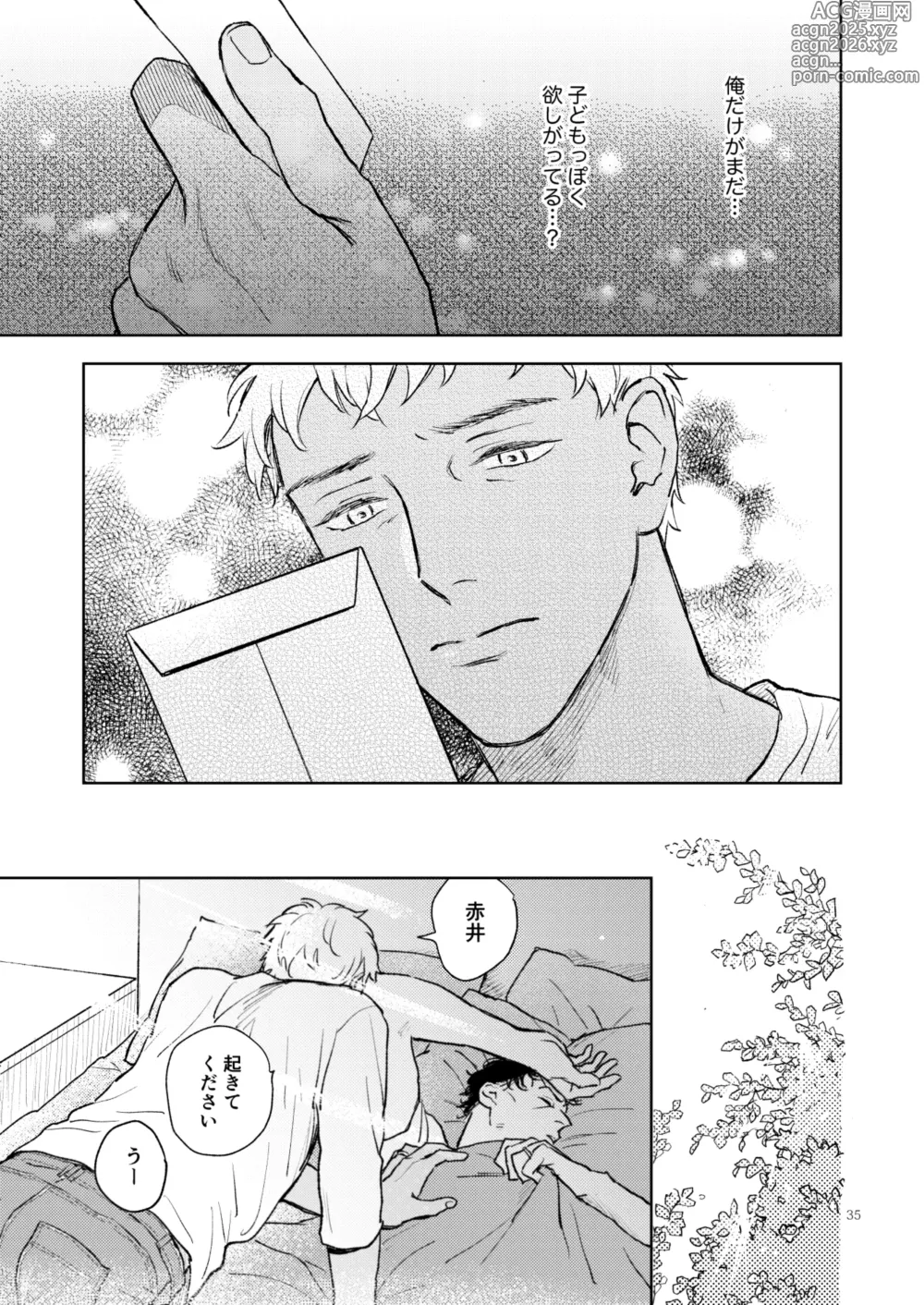 Page 34 of doujinshi 世界一かっこわるいふたり