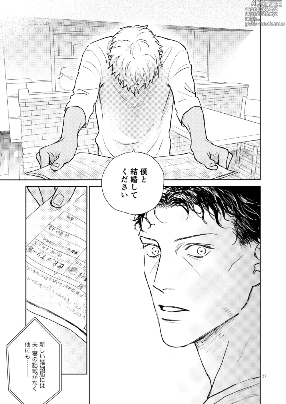 Page 36 of doujinshi 世界一かっこわるいふたり