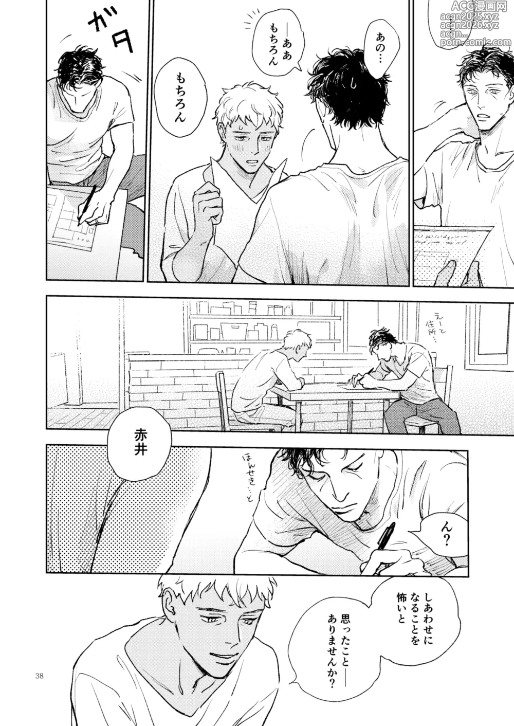 Page 37 of doujinshi 世界一かっこわるいふたり