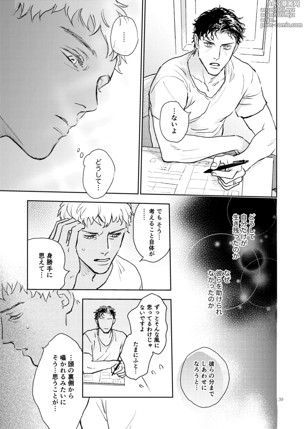 Page 38 of doujinshi 世界一かっこわるいふたり