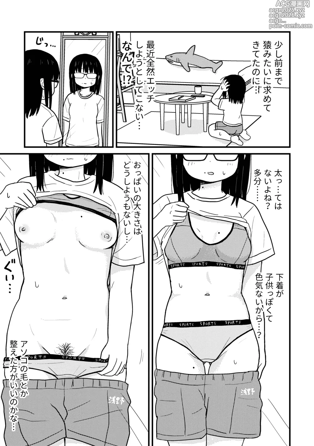 Page 4 of doujinshi Jimi Megane Otaku Joshi Demo Ecchi wa Shitai!