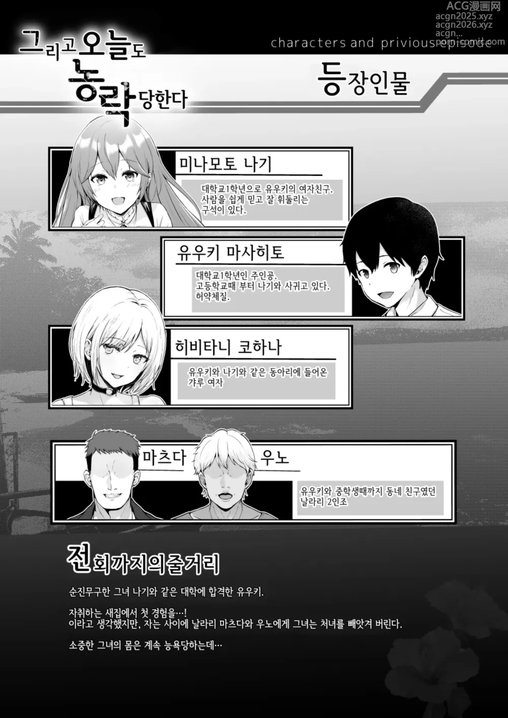 Page 2 of doujinshi 그리고 오늘도 농락당한다 ~동아리 바다 합숙편~