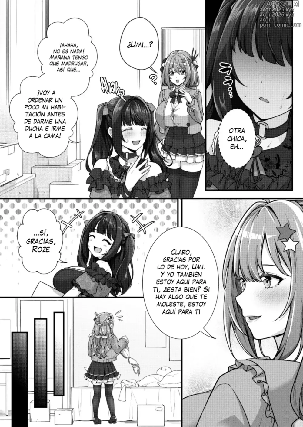 Page 7 of doujinshi Vida de Convivencia Entre Una Chica de Grandes Tetasque Lactan y Una Chica con Un Gran Bulto