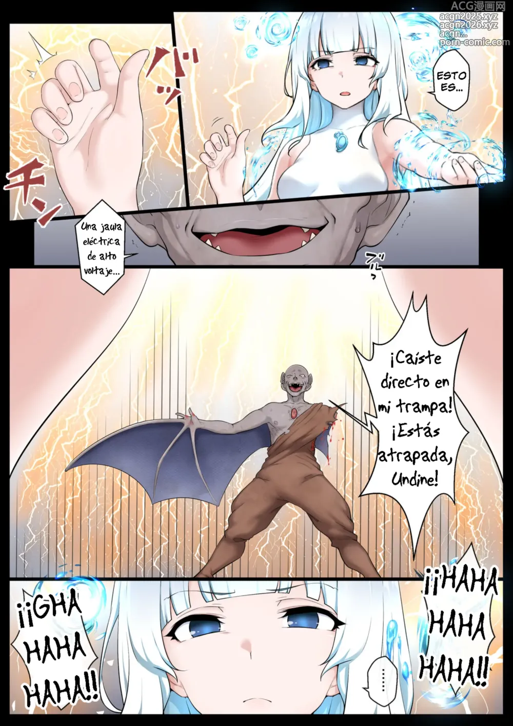 Page 4 of doujinshi La Chica Mágica del Agua VS El Monstruo de Slime