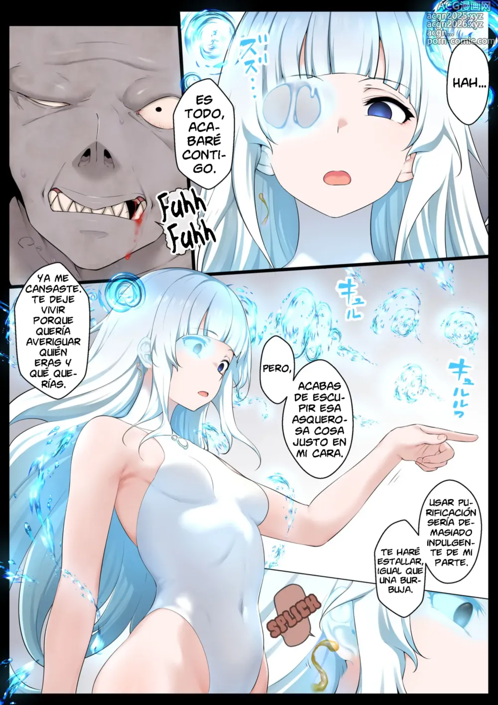 Page 9 of doujinshi La Chica Mágica del Agua VS El Monstruo de Slime
