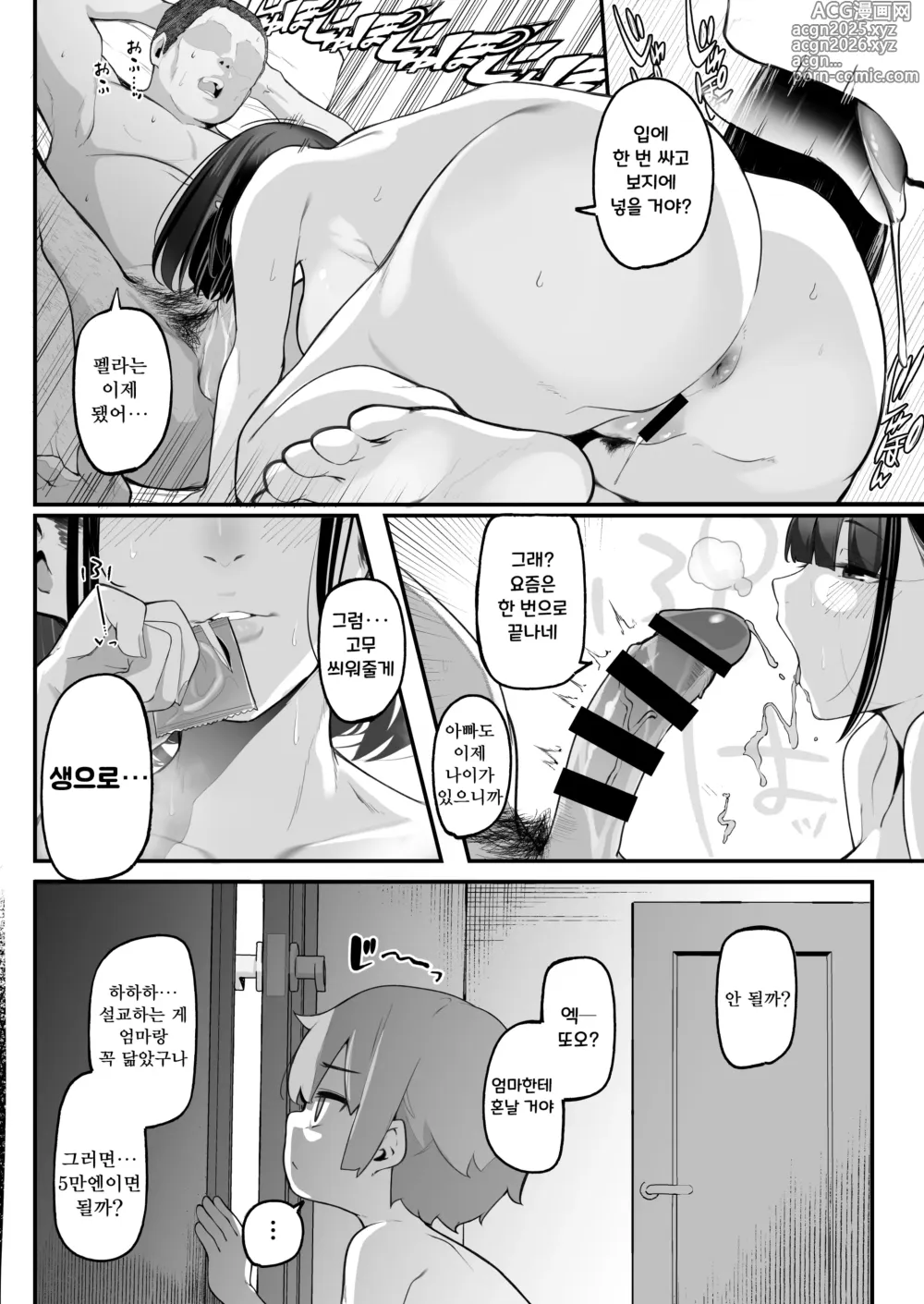 Page 8 of doujinshi Boku to Gasatsu na Onee no Seiyoku Shori Seikatsu ~Onee-chan ni Katetara Ninshin Kakugo de Nama Ecchi Hen~｜나와 털털한 누나의 성욕 처리 생활 ~누나를 이겨서 임신시킬 각오로 생H♥편~