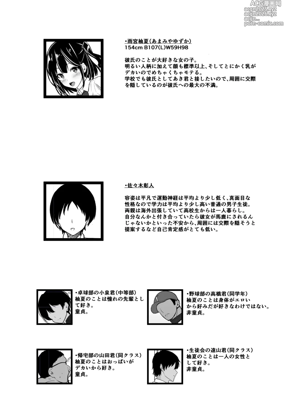 Page 2 of doujinshi Boku no Tanomi de Hoka no Otoko to SEX shite kita Toki no Hanashi o Kikasete kureru Kanojo