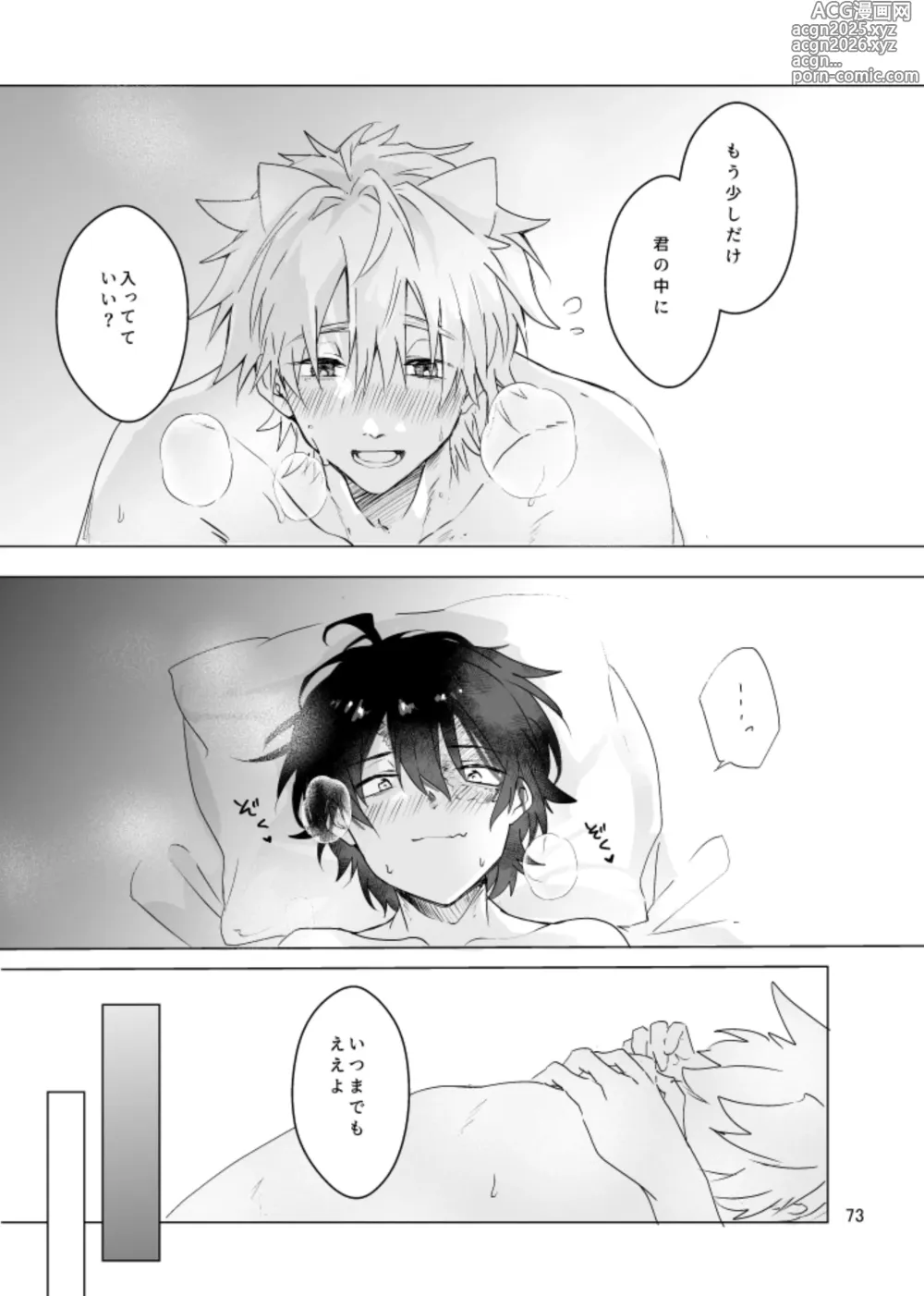Page 72 of doujinshi Haru ni Naru
