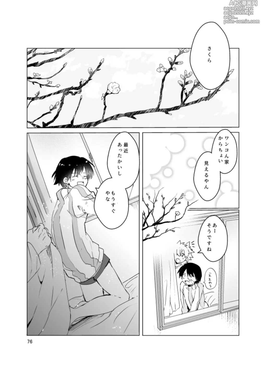 Page 75 of doujinshi Haru ni Naru