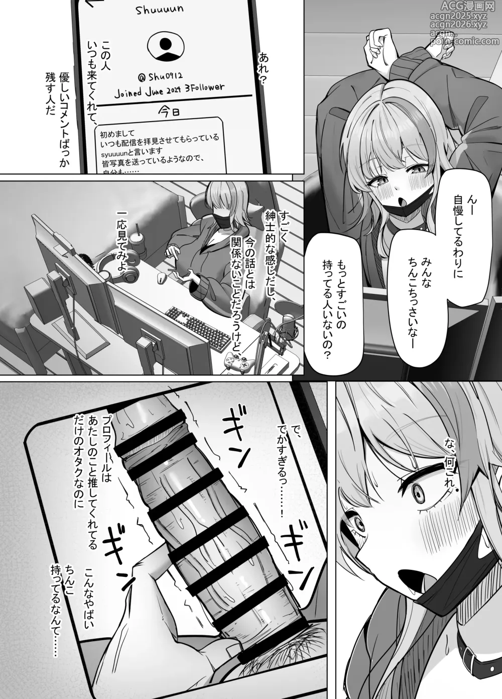 Page 6 of doujinshi Ero Douga o Utte Kutteku Yotei no Onnanoko no Saoyaku ni Erabareta Hanashi