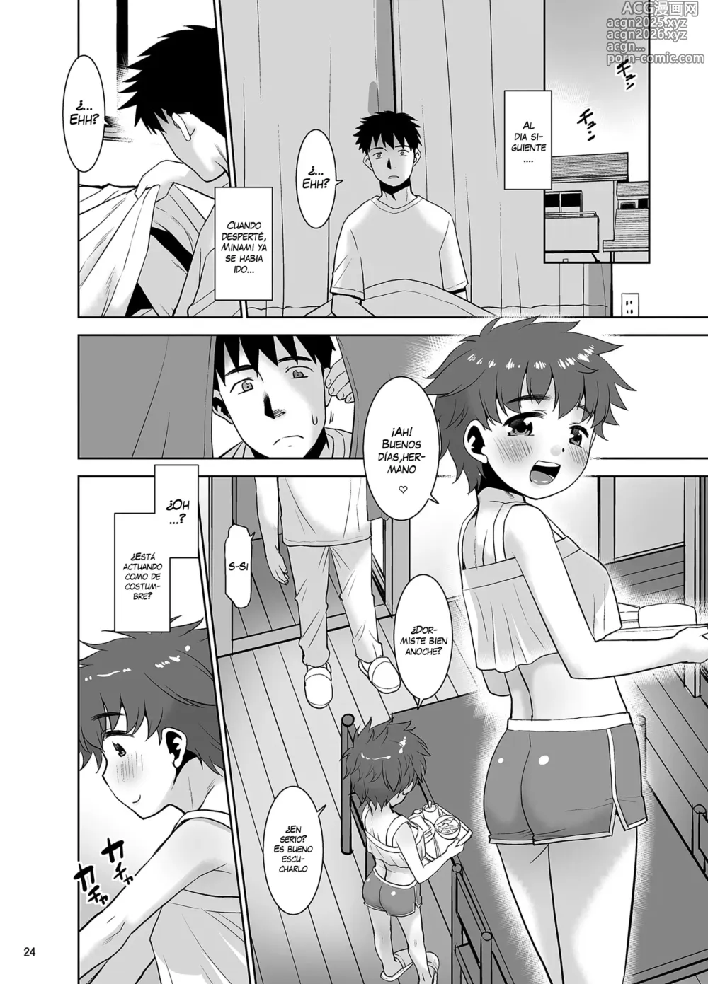 Page 23 of doujinshi Ichinen-buri ni Atta Imouto ga Nanka Sugokatta Ken.