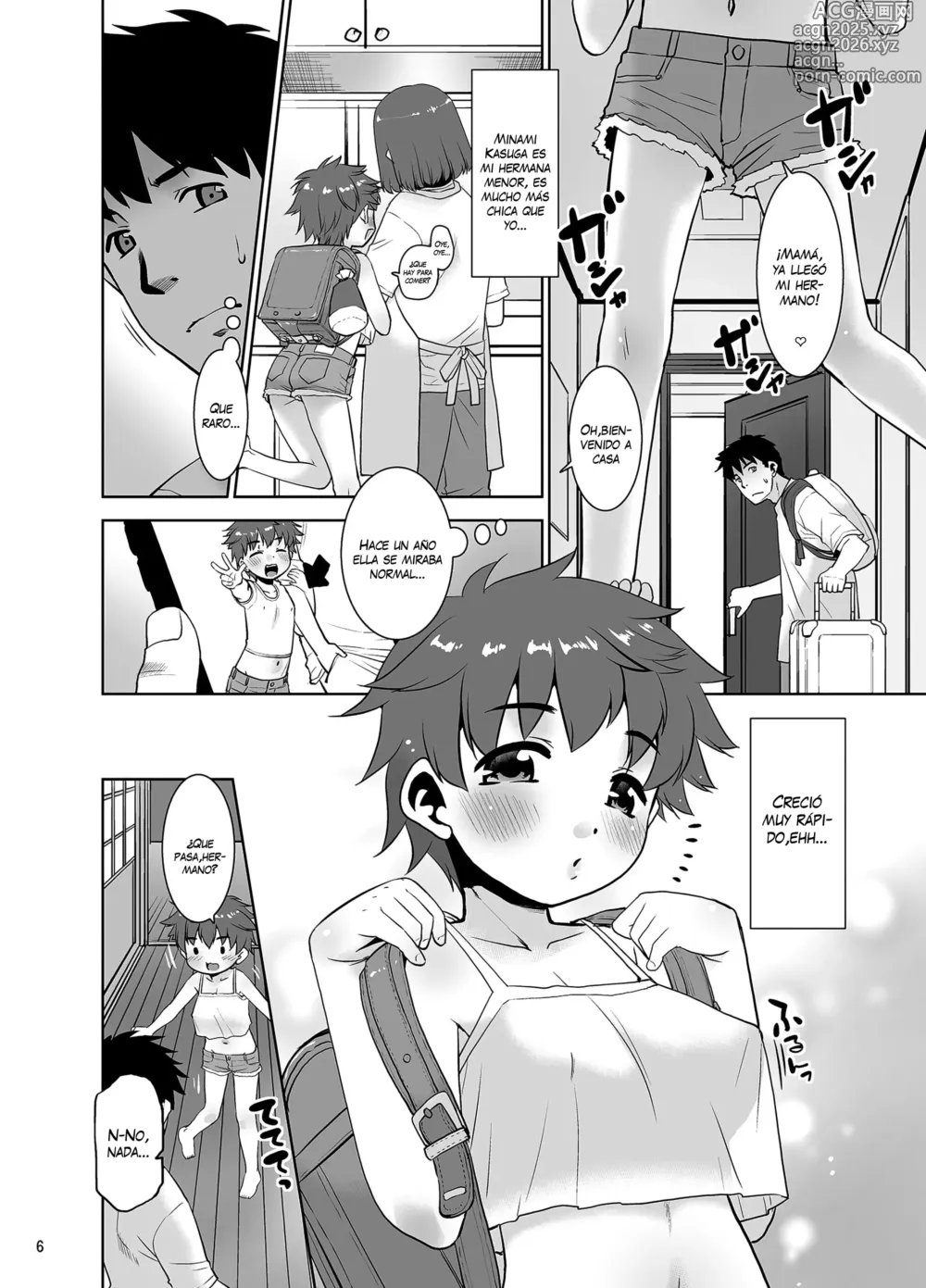 Page 5 of doujinshi Ichinen-buri ni Atta Imouto ga Nanka Sugokatta Ken.