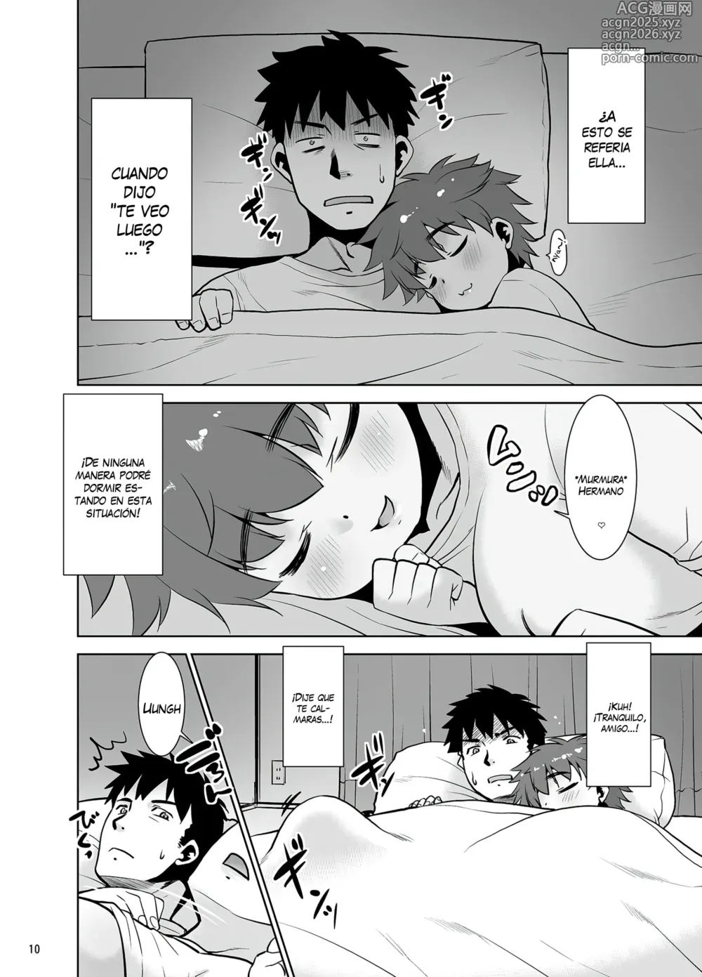 Page 9 of doujinshi Ichinen-buri ni Atta Imouto ga Nanka Sugokatta Ken.