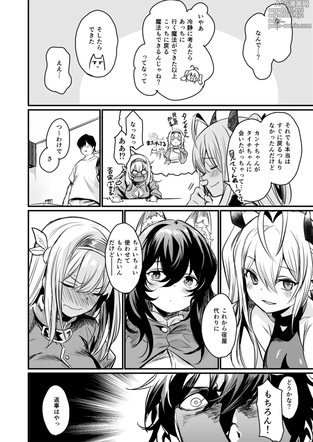 Page 44 of doujinshi Isekai kara Kimashita.
