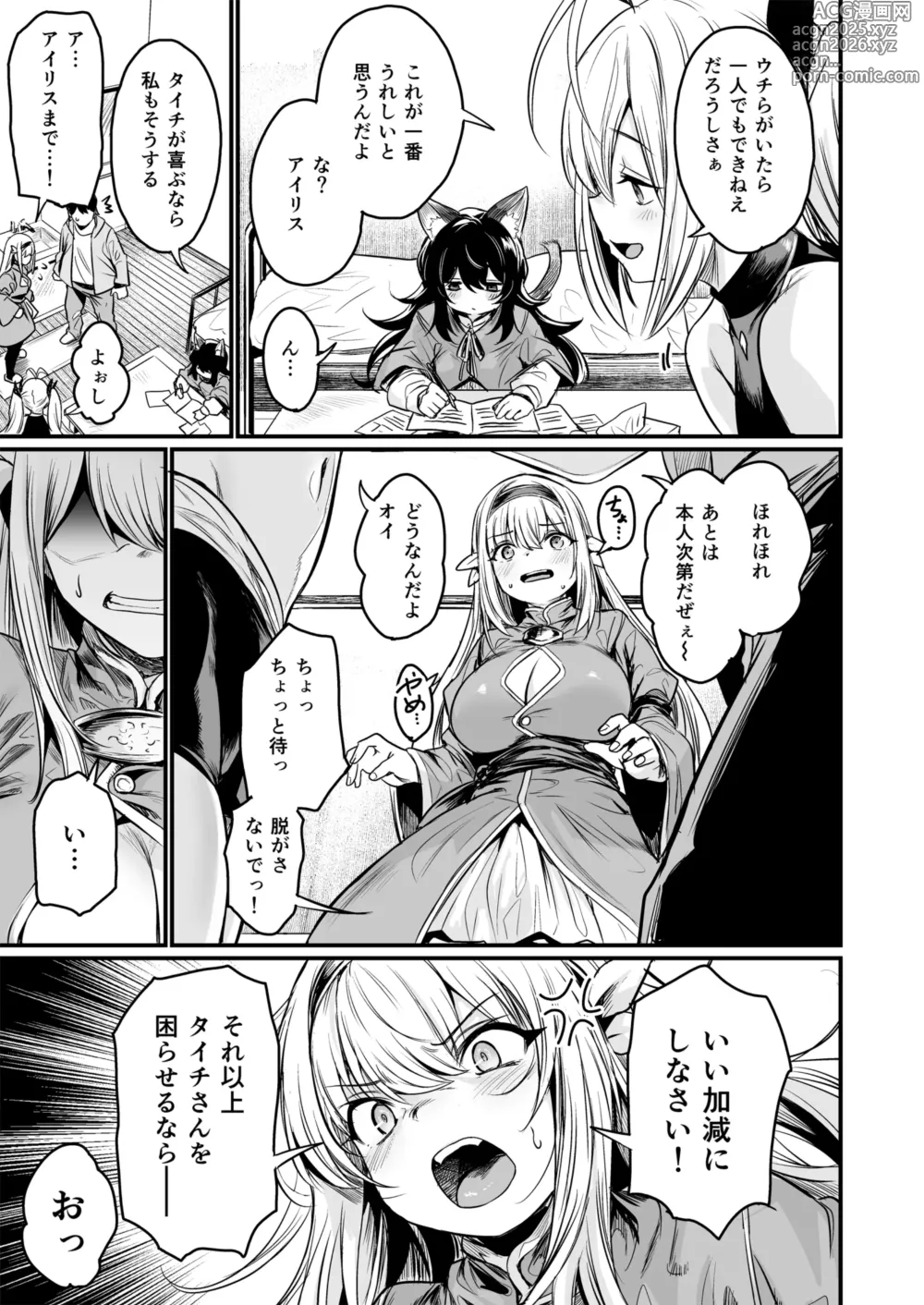 Page 9 of doujinshi Isekai kara Kimashita.