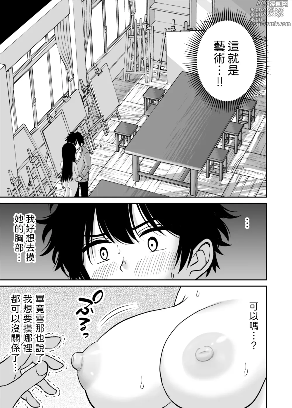 Page 22 of doujinshi Bijutsubu no Kyonyuu Kouhai ga Nude Model ni Natta Kekka Amari ni Ero Sugite Ore no Geijutsu ga Bakuhatsushita Hanashi