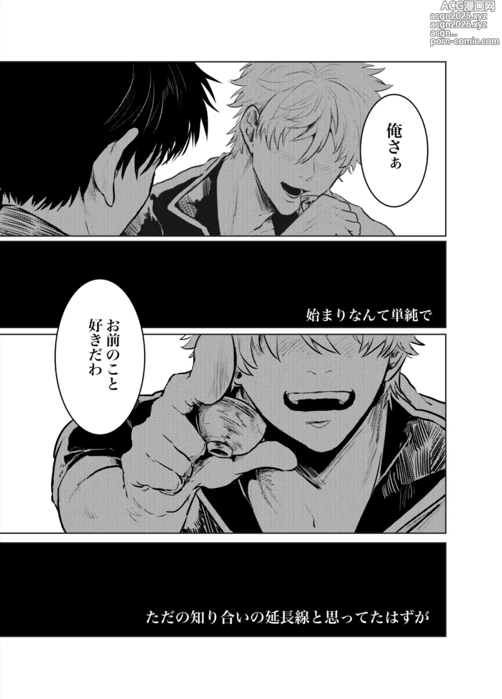 Page 2 of doujinshi Honshin wa Shirareta Kata ga Make de Aru.