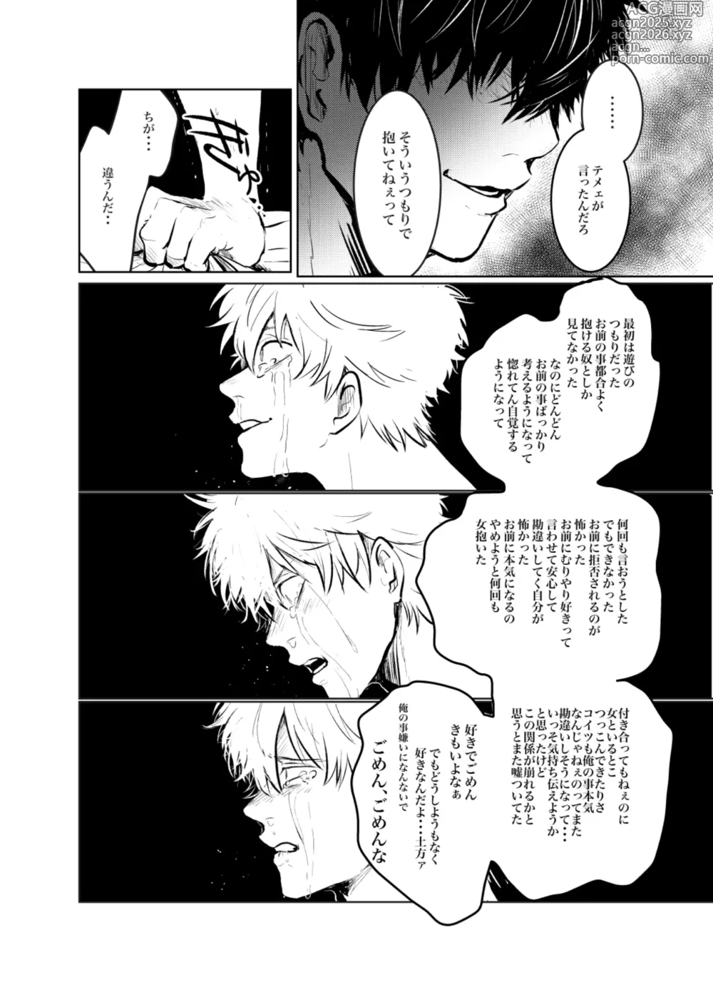 Page 33 of doujinshi Honshin wa Shirareta Kata ga Make de Aru.