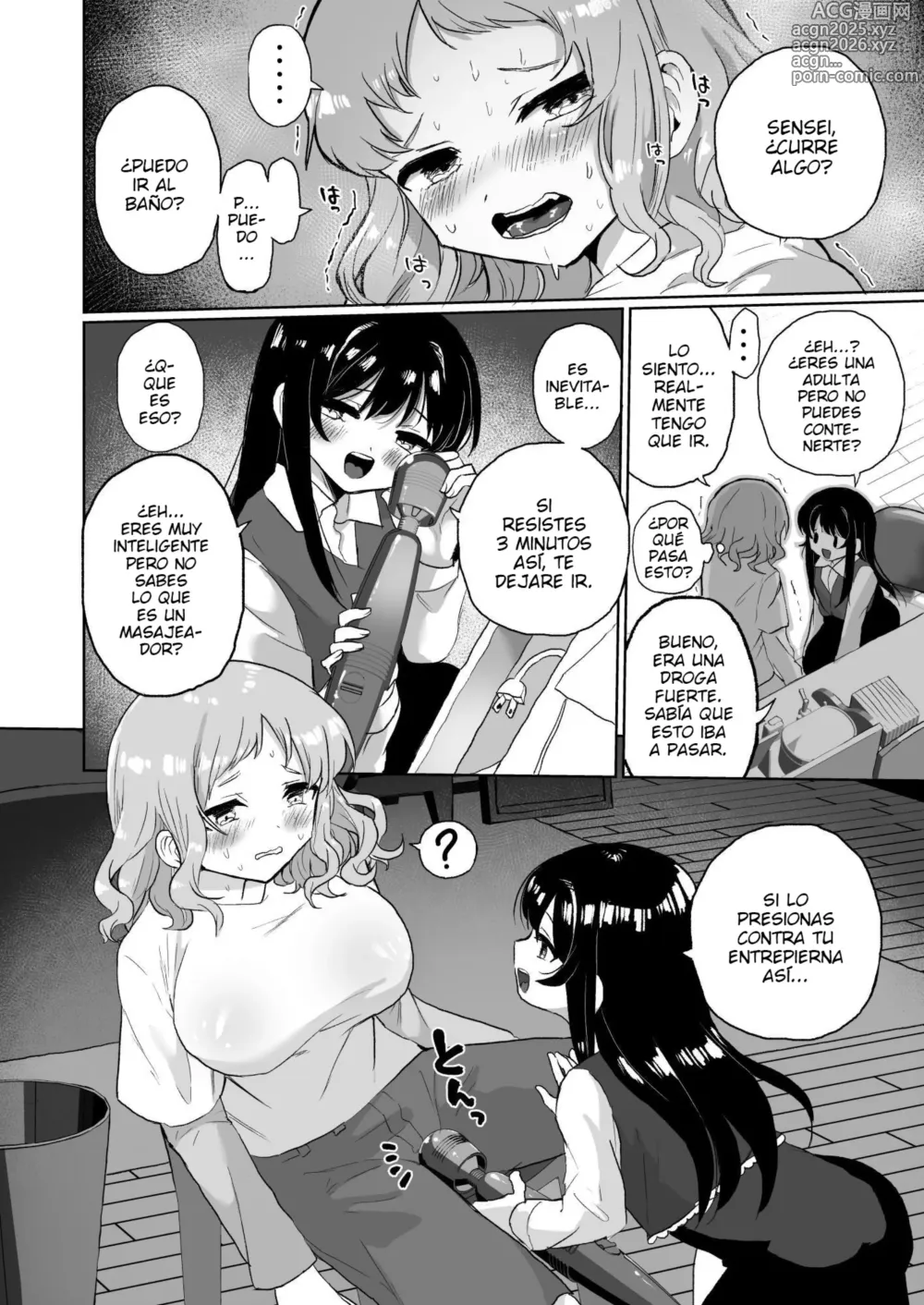 Page 12 of doujinshi Joshidaisei Kateikyoushi, Psycho Les Gaki ni Haibokushi Choukyou Sareru
