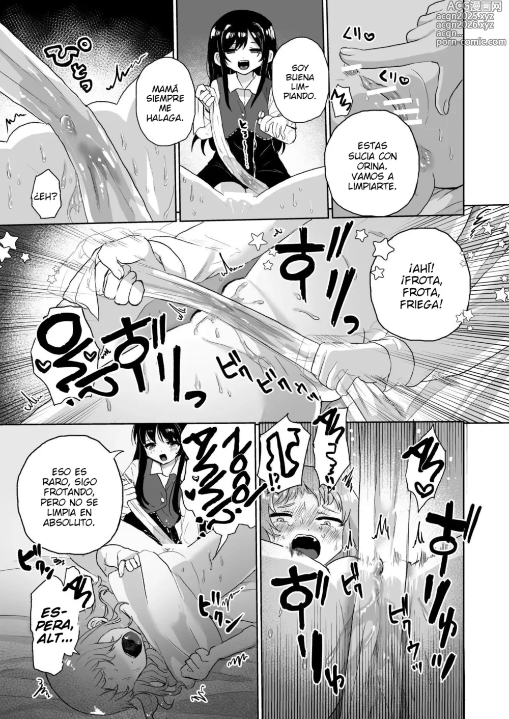 Page 19 of doujinshi Joshidaisei Kateikyoushi, Psycho Les Gaki ni Haibokushi Choukyou Sareru