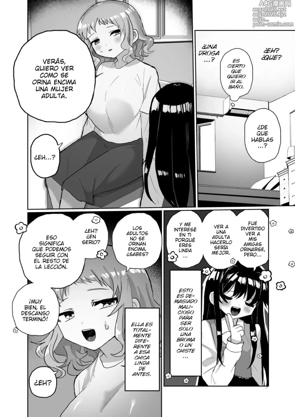 Page 10 of doujinshi Joshidaisei Kateikyoushi, Psycho Les Gaki ni Haibokushi Choukyou Sareru