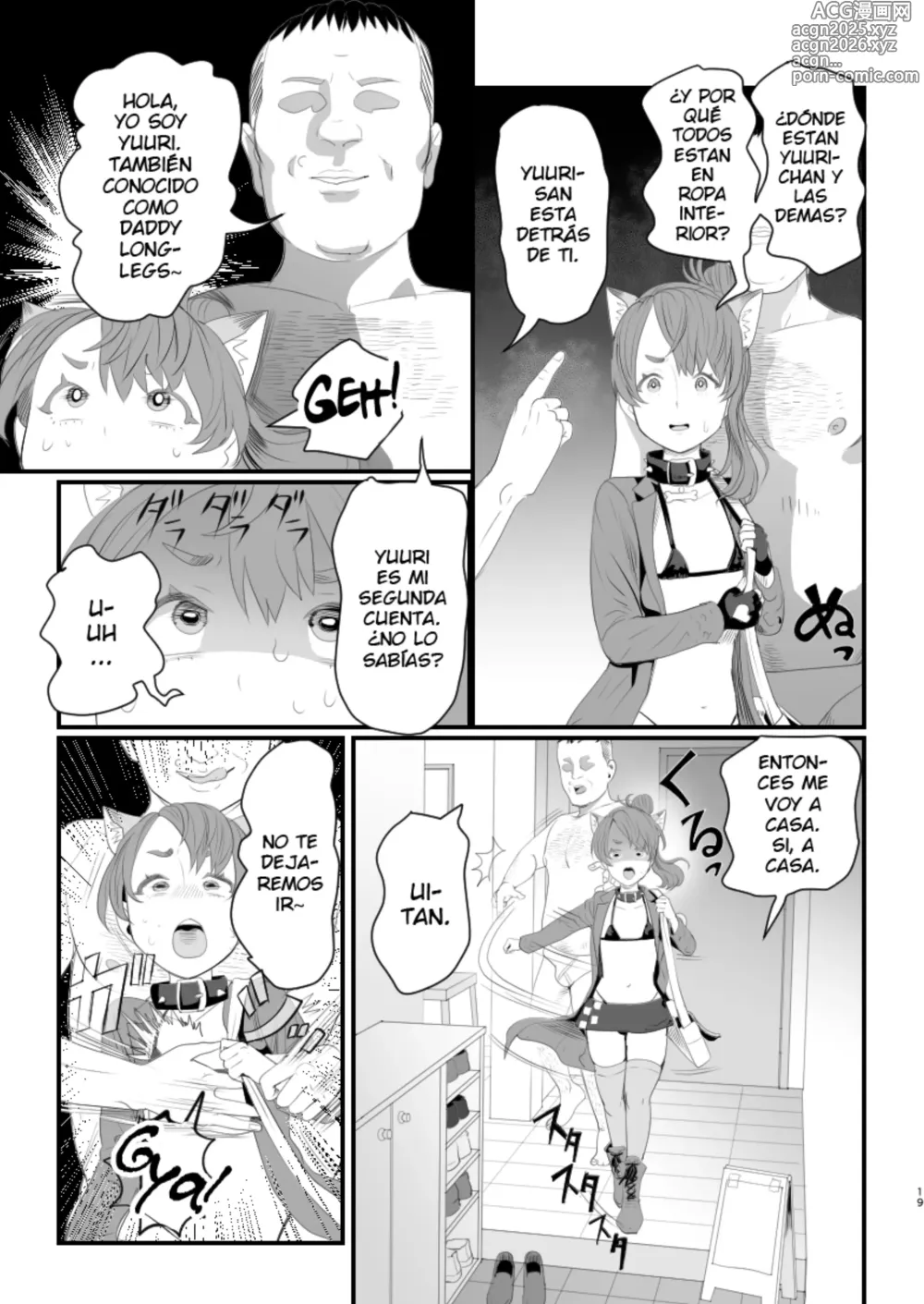 Page 19 of doujinshi Otokonoko Haishinsha Nagesen ni Noserarete Hamerarechaimashita