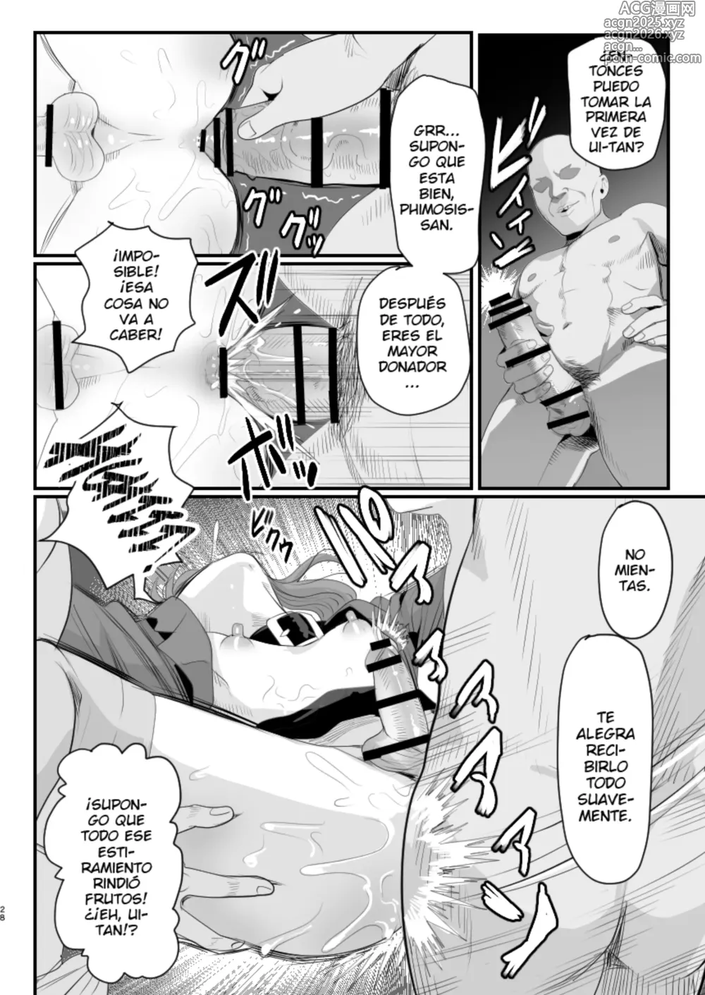 Page 28 of doujinshi Otokonoko Haishinsha Nagesen ni Noserarete Hamerarechaimashita