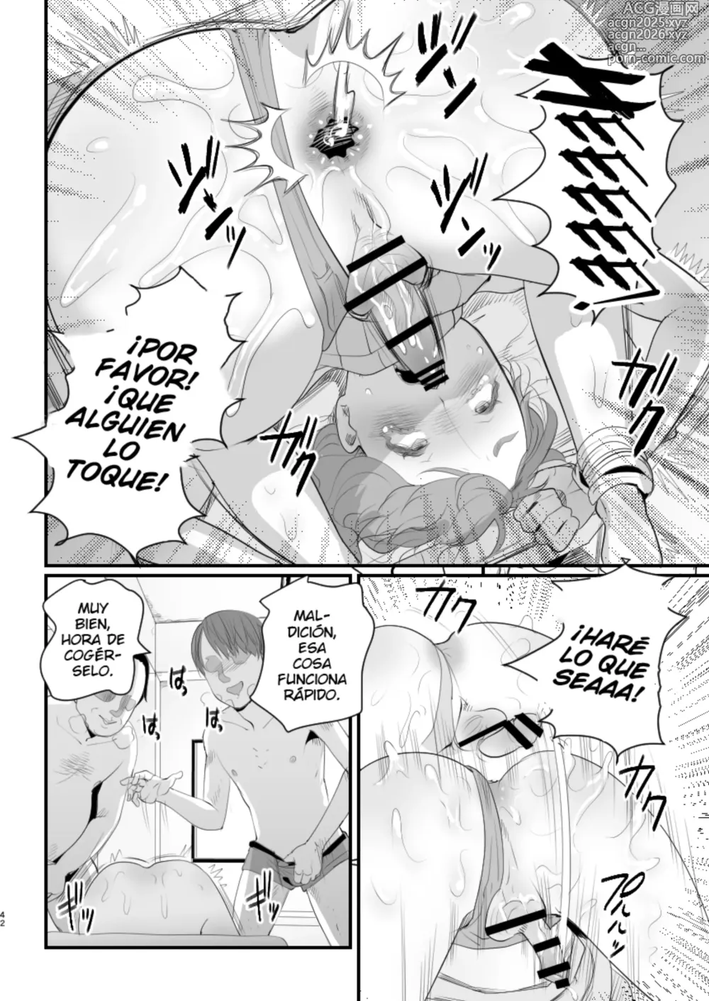 Page 42 of doujinshi Otokonoko Haishinsha Nagesen ni Noserarete Hamerarechaimashita