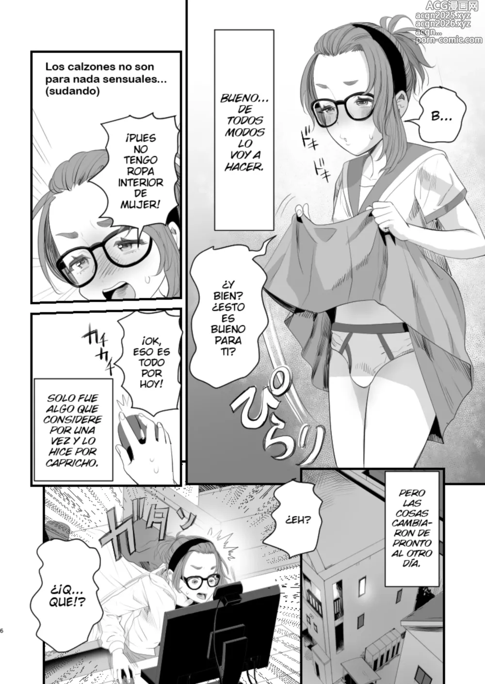 Page 6 of doujinshi Otokonoko Haishinsha Nagesen ni Noserarete Hamerarechaimashita